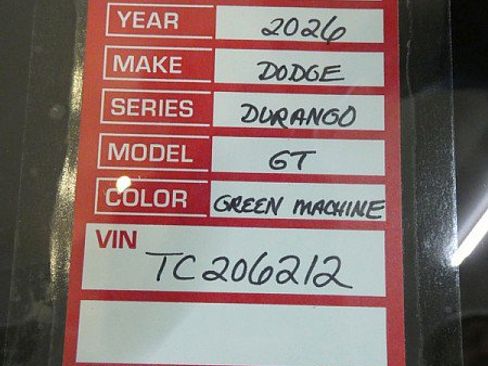 New 2026 Dodge Durango GT image 33