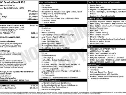 Certified 2023 GMC Acadia Denali w/ Denali Technology Package AWD/4WD image 2