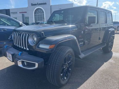 Used 2022 Jeep Wrangler Unlimited Sahara 4xe w/ Cold Weather Group image 2