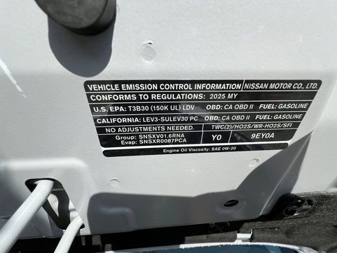 New 2025 Nissan Versa SV w/ Trunk Package image 31