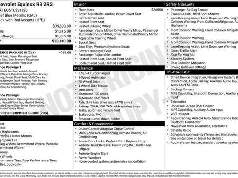 New 2026 Chevrolet Equinox RS w/ Convenience Package III AWD/4WD image 25
