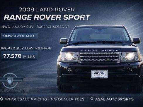 Used 2009 Land Rover Range Rover Sport HSE AWD/4WD image 3