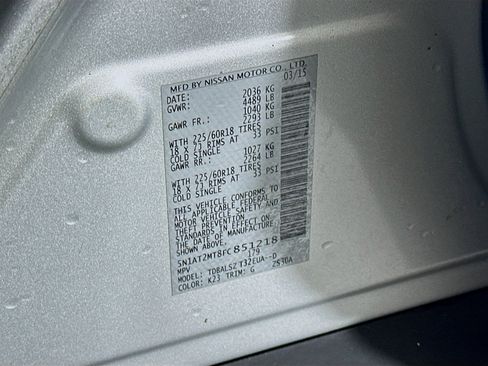 Used 2015 Nissan Rogue SL w/ SL Premium Package image 12