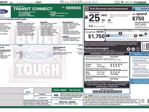 Certified 2023 Ford Transit Connect XL FWD image 21