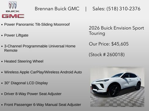 New 2026 Buick Envision Sport Touring AWD/4WD image 18