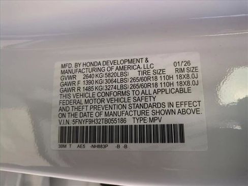 New 2026 Honda Passport RTL image 18