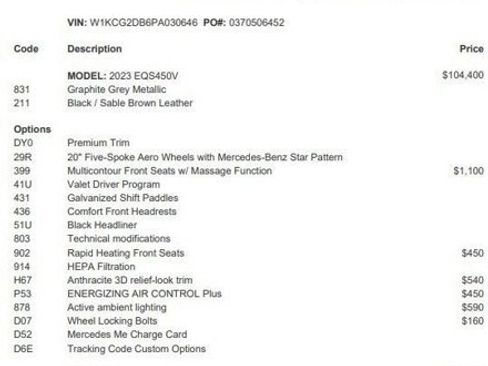 Certified 2023 Mercedes-Benz EQS 450+ Sedan image 4