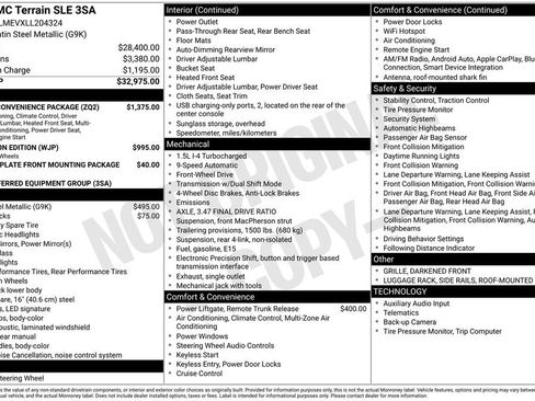 Used 2020 GMC Terrain SLE w/ Driver Convenience Package FWD image 11