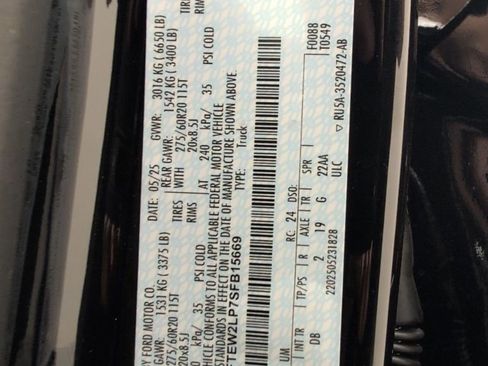 Certified 2025 Ford F150 STX w/ Equipment Group 200A image 48