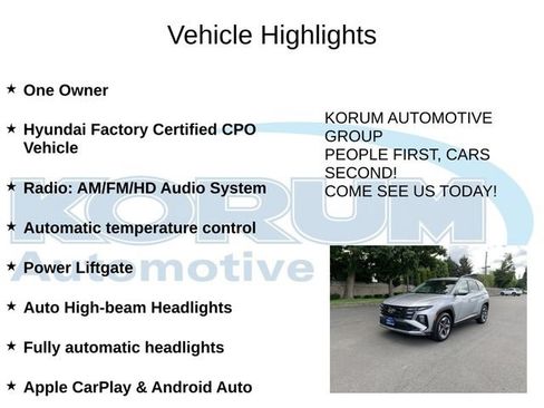 Certified 2025 Hyundai Tucson SEL FWD image 4