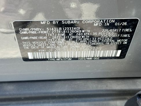 New 2026 Subaru Outback Wilderness w/ Wilderness Package AWD/4WD image 32
