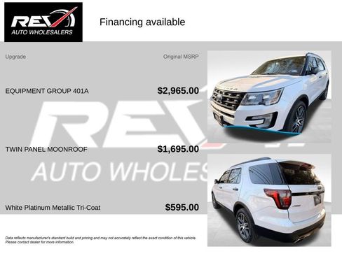 Used 2017 Ford Explorer Sport w/ Equipment Group 401A image 6