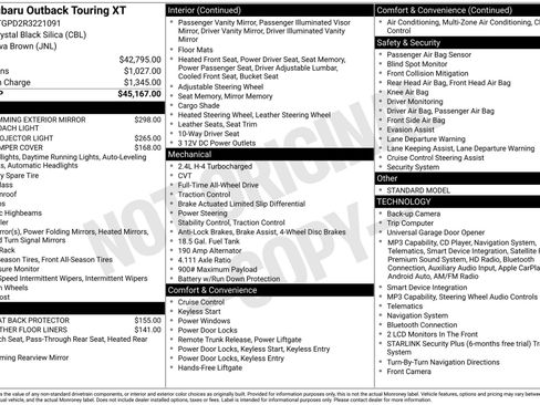 Used 2024 Subaru Outback Touring XT AWD/4WD image 5