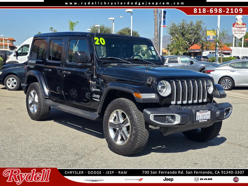 Used 2020 Jeep Wrangler Unlimited Sahara AWD/4WD image 1