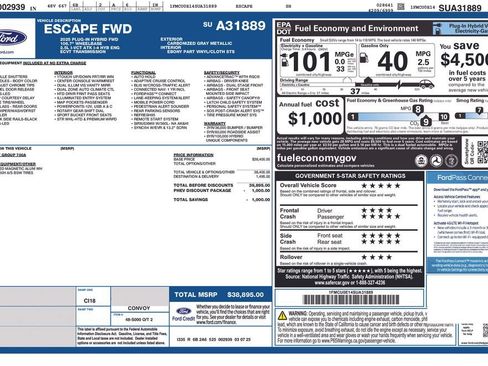 Used 2025 Ford Escape SE FWD image 35