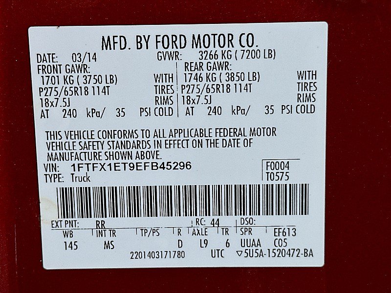 Used 2014 Ford F150 XLT w/ Equipment Group 302A Luxury AWD/4WD image 31