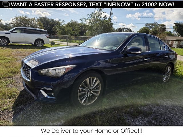 Certified 2023 INFINITI Q50 Luxe w/ Cargo Package RWD image 1