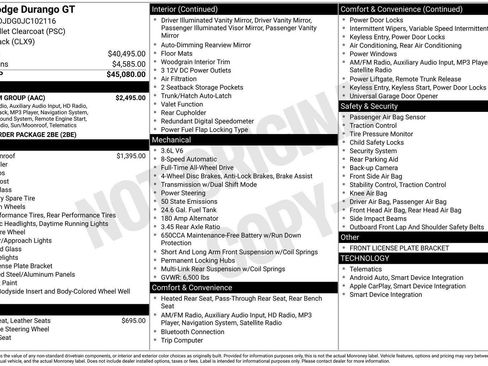 Used 2018 Dodge Durango GT w/ Premium Group image 41