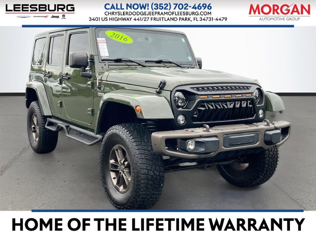 Used 2016 Jeep Wrangler Unlimited Sahara AWD/4WD image 1