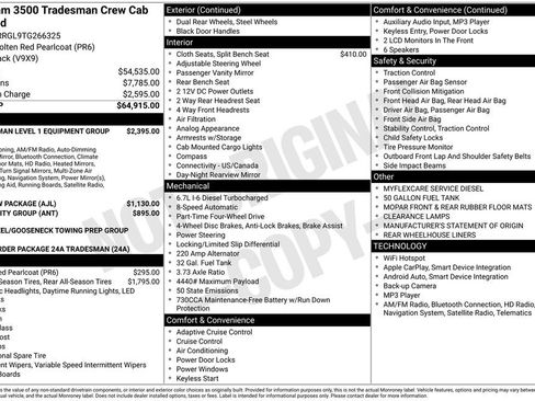 New 2026 RAM 3500 Tradesman image 9