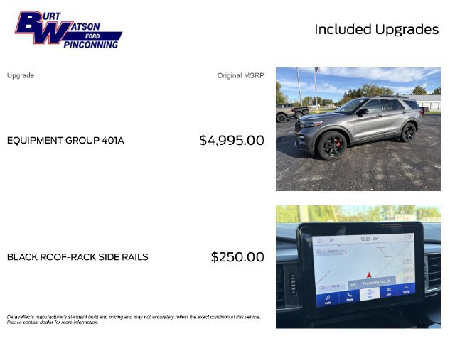 Used 2022 Ford Explorer ST w/ Equipment Group 401A AWD/4WD image 4
