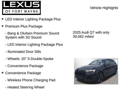 Used 2025 Audi Q7 3.0T Premium Plus AWD/4WD image 7
