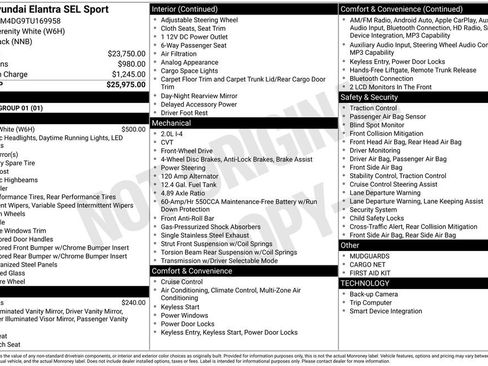 Certified 2026 Hyundai Elantra Sport FWD image 29