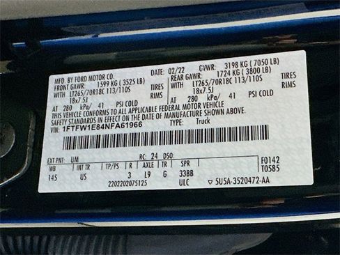 Used 2022 Ford F150 XLT w/ Equipment Group 302A High image 27