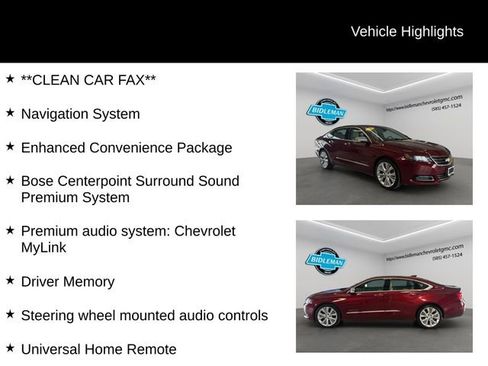 Used 2017 Chevrolet Impala Premier w/ Enhanced Convenience Package image 10