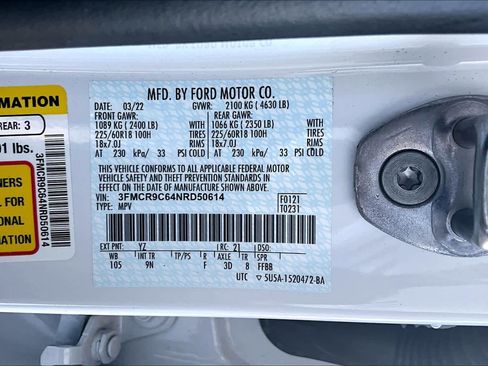 Certified 2022 Ford Bronco Sport Outer Banks w/ Tech Package image 30