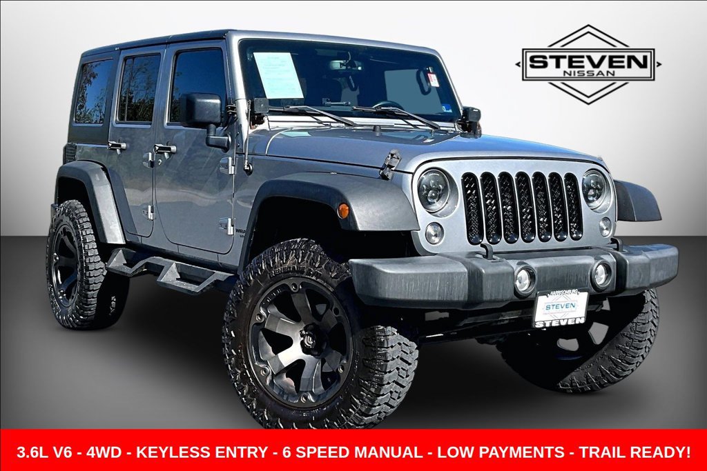 Used 2017 Jeep Wrangler Unlimited Sport w/ Quick Order Package 23S AWD/4WD image 1