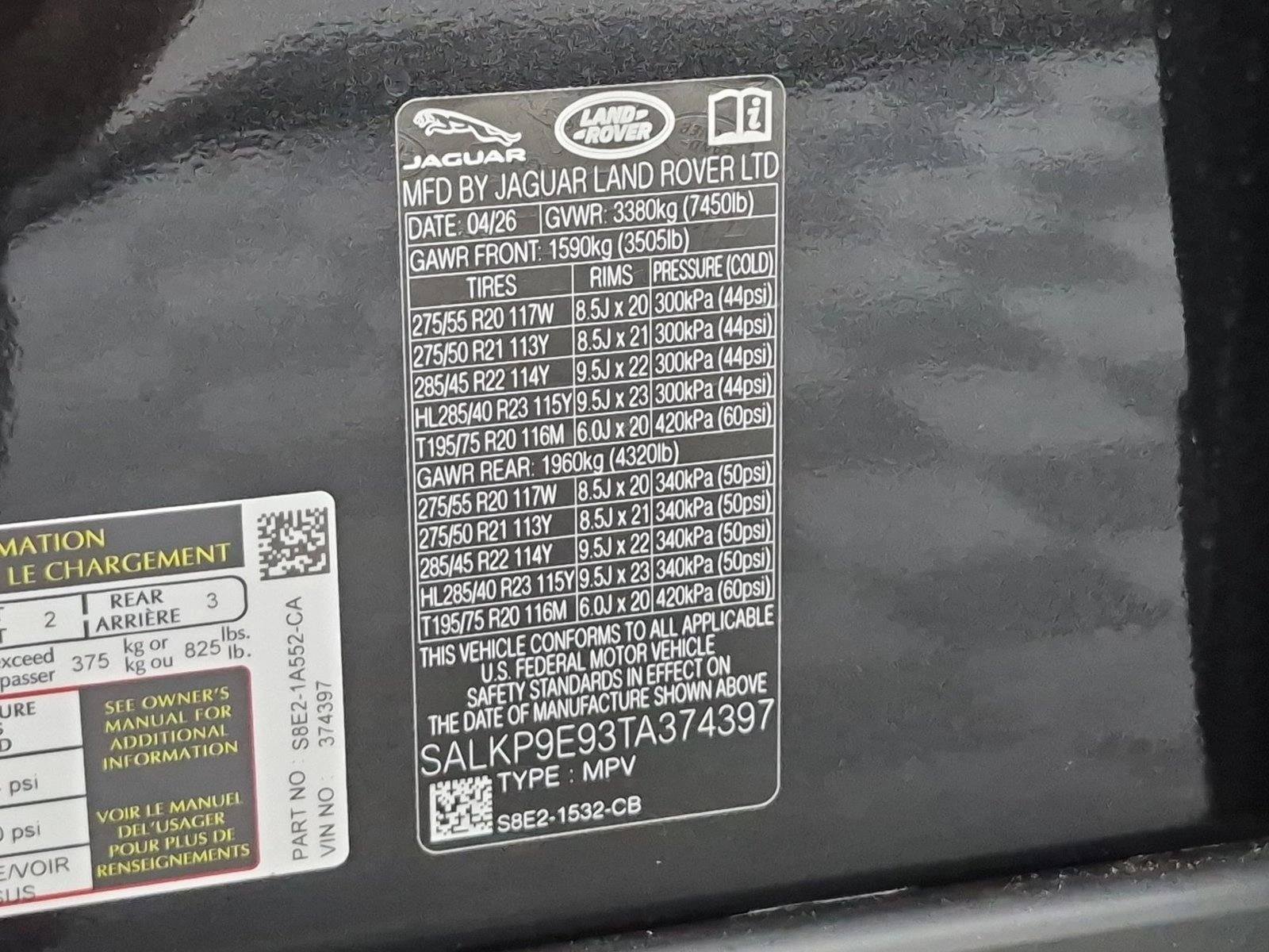 New 2026 Land Rover Range Rover SE AWD/4WD image 21