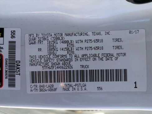 Certified 2017 Toyota Tundra Limited w/ Limited Premium Package AWD/4WD image 24