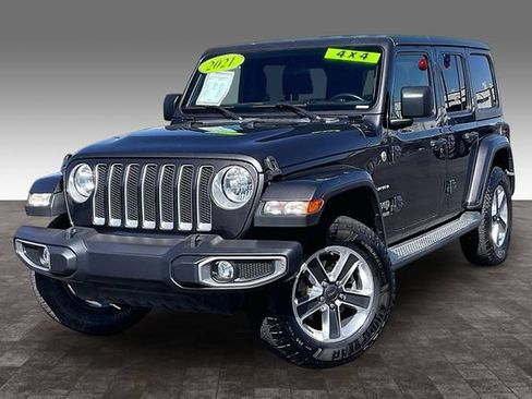 Used 2021 Jeep Wrangler Unlimited Sahara AWD/4WD image 1