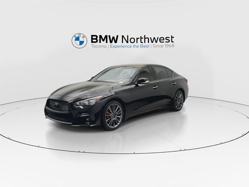 Used 2023 INFINITI Q50 Red Sport 400 w/ Black Opal Edition AWD/4WD image 9
