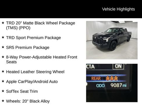 Used 2024 Toyota Tundra SR5 w/ TRD Sport Premium Package AWD/4WD image 4