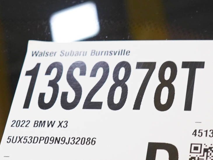 Used 2022 BMW X3 xDrive30i w/ M Sport Package AWD/4WD image 32