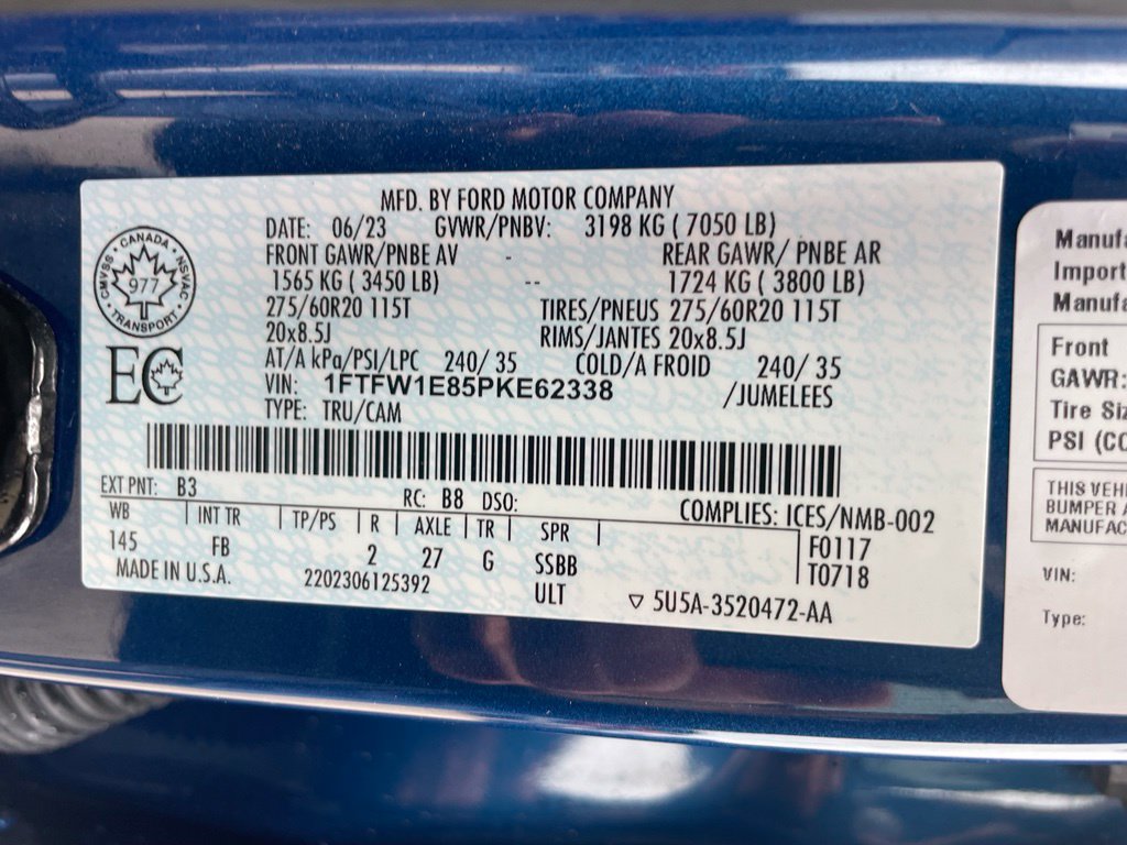 Used 2023 Ford F150 XLT w/ Equipment Group 302A High AWD/4WD image 39