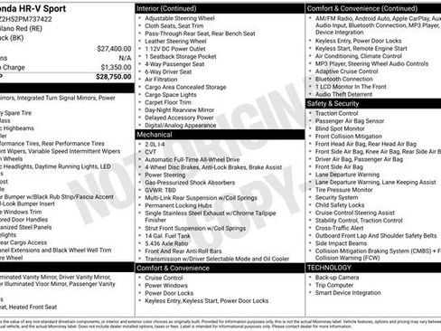 Used 2023 Honda HR-V Sport image 2