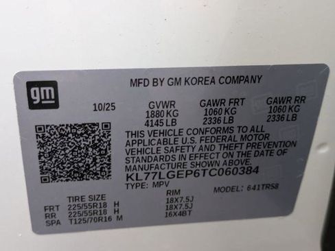 New 2026 Chevrolet Trax RS w/ Sunroof Package image 27