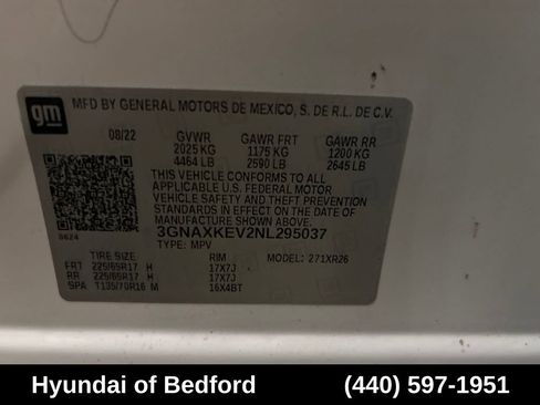 Used 2022 Chevrolet Equinox LT FWD image 12