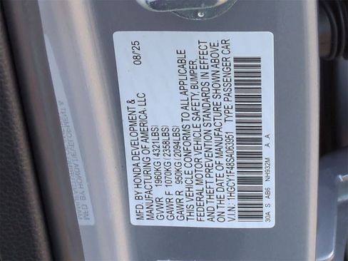 New 2025 Honda Accord SE image 43