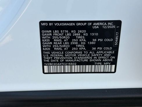 New 2026 Volkswagen Atlas Cross Sport SEL AWD/4WD image 33