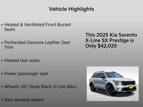 New 2025 Kia Sorento SX Prestige image 15