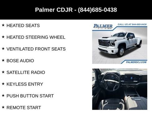 Used 2024 Chevrolet Silverado 3500 High Country w/ LPO, Dark Essentials Package AWD/4WD image 12