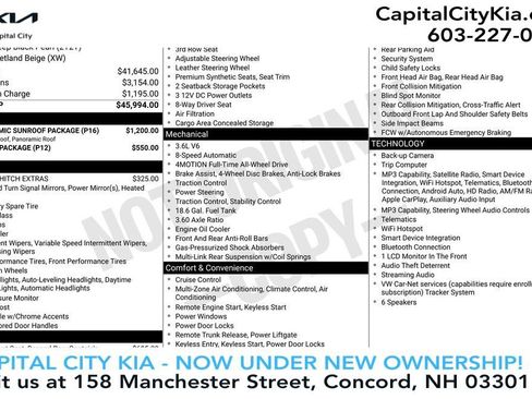 Used 2021 Volkswagen Atlas SE w/ Panoramic Sunroof Package AWD/4WD image 1