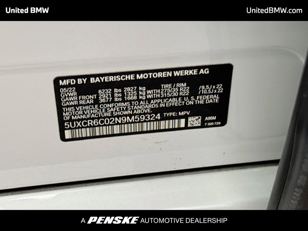 Used 2022 BMW X5 xDrive40i w/ M Sport Package AWD/4WD image 22