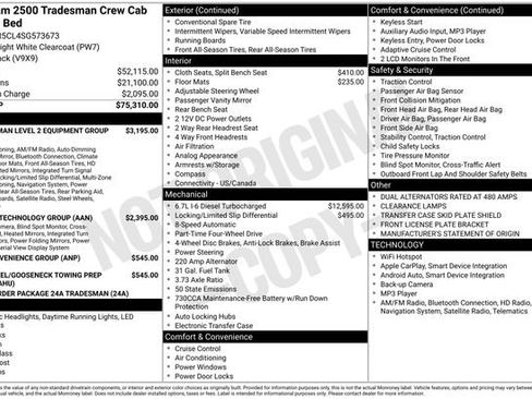 New 2025 RAM 2500 Tradesman AWD/4WD image 5