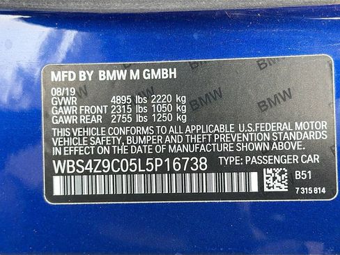 Used 2020 BMW M4 Convertible w/ Competition Package image 34