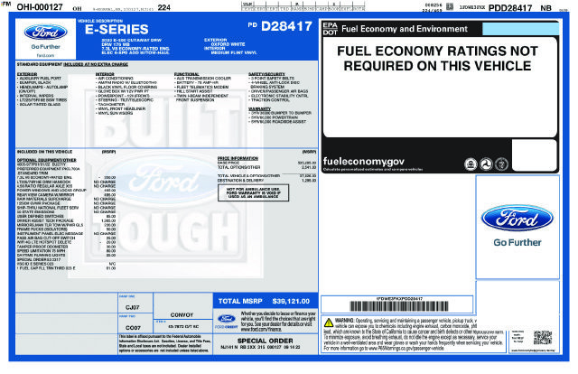 Used 2023 Ford E-350 and Econoline 350 Super Duty w/ Driver's Safety Package RWD image 39